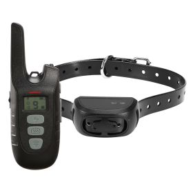 Dog Training Collar IP67 Waterproof Rechargeable Dog Shock Collar w/ 1640FT Remote Range Beep Vibration Shock 3 Training Modes