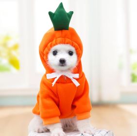 Dog Autumn And Winter Clothing Small And Medium Dog Love Two Legged Cat Cute Pet Clothing (Option: 3 Style-S)