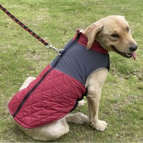 Winter Dog Coats For Small Medium Large Dogs; Waterproof Dog Jacket For Outdoor; Winter Dog Vest (Color: Red, size: XXL)